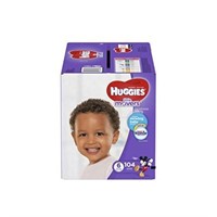 Huggies Overnites Diapers, Giga Pack Size 6 104