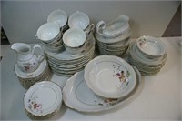 79 piece set of fine china made in Brazil; Alice