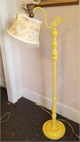 Painted Yellow Lamp