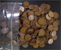 500-MIXED DATE CIRC “S-MINT” LINCOLN WHEAT CENTS