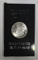 1884-CC GSA MORGAN DOLLAR, CH BU IN ORIG. BOX