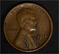 1914-S LINCOLN CENT XF