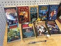 GROUP OF 9 STAR WARS BOOKS GROUP