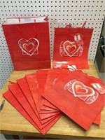GROUP OF 12 VALENTINES GIFT BAGS