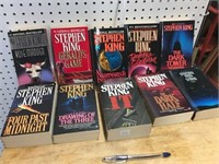 STEPHEN KING GROUP OF 10 BOOKS GROUP