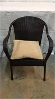 Dark Brown Wicker Chair N6C
