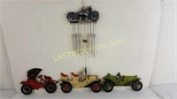 Vintage Cars & Motorcycle Decor.