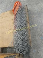 Partial roll of 48 inch chain link fence