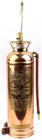 General Copper & Brass Extinguisher Lamp