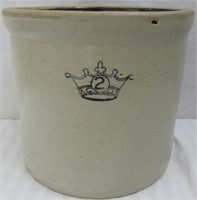 Vintage Stoneware 2 Gal. Crock
