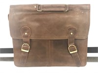 Brand new leather bag with shoulder strap