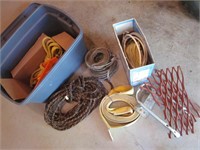 Tow Rope, Rope, Cable, & Plastic Bin