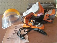 Chicago Electric Chain Saw Sharpener & Face Shield