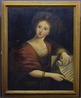 Late 19th c. Orientalist Portrait of a Woman O/B