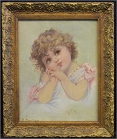 B. Anastram O/C Portrait of a Young Girl