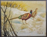 R. Millerson Pheasants in the Snow