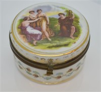 Antique Limoges Porcelain Trinket Box