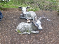 Concrete Deer (Buck & Doe)