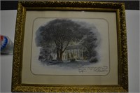 President Lyndon & Ladybird Johnson Signed Picture