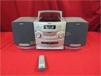 Sony Portable Stereo: CD, Radio, Cassette-Corder,
