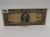1906 $20 GOLD CERTIFICATE, H7529982