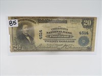 1902 $20 NATIONAL CURRENCY "THE UNITED STATES