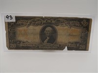 1906 $20 GOLD CERTIFICATE, H8155235