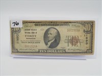 1929 $10 NATIONAL CURRENCY "CITIZENS SECURITY