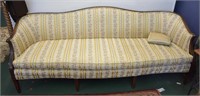 Vintage Victorian-style 8-Leg Sofa
