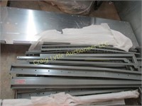 Large Pallet of Metal Shelving Parts