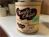 Charles Chips - Potato Chip Can