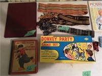 Doll, Donkey Game, & Books