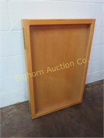 Oak Display Case Approx. 36" x 24" x 3 1/4"