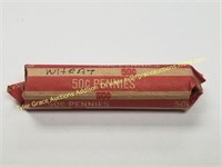 50CT QTY 1 WHEAT PENNY ROLL