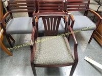 4PC CHAIR LOT 3 OF THEM MATCH