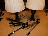 Lamp/Tripod Lot