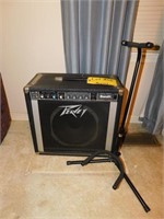 Peavey Speaker with Guitar Stand