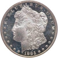 $1 1885-CC PCGS MS65 DMPL
