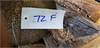 25 + or -  22ft Tamarack Poles, thin (3"-5" tops)