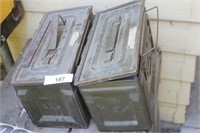 2 ammo cans with tools