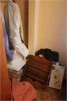 Contents of closet in bedroom 1