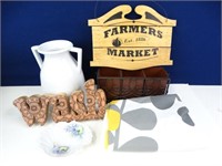Farmers Market & Wash Signs, Votive, Etc.