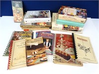 Box of Vintage Cookbooks