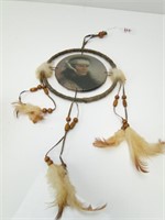 Native Indian Dreamcatcher with Canvas Art