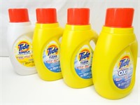 (4) Jugs Tide Simply Detergents