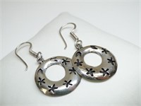 925 Silver French Wire Dangle Earrings