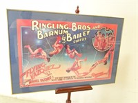 Framed & Matted Barnum a7 Bailey Circus Poster