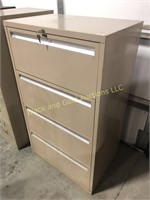 Brown-Morse 30 Inch Wide Four Drawer Lateral File