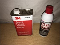 3M Adhesive Cleaner & Battery Protector Bottle LOT