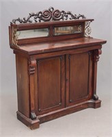 19th c. Rosewood Cabinet